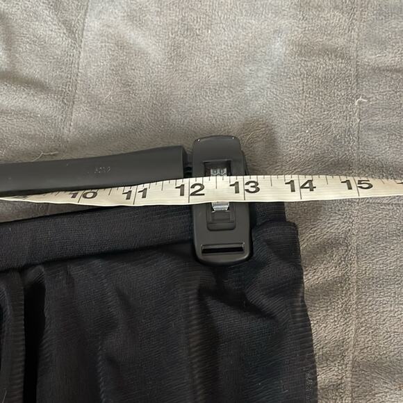 CYNTHIA ROWLEY Black Sheer Double Layered Mesh Strapless Dress Size Medium - Picture 7 of 9